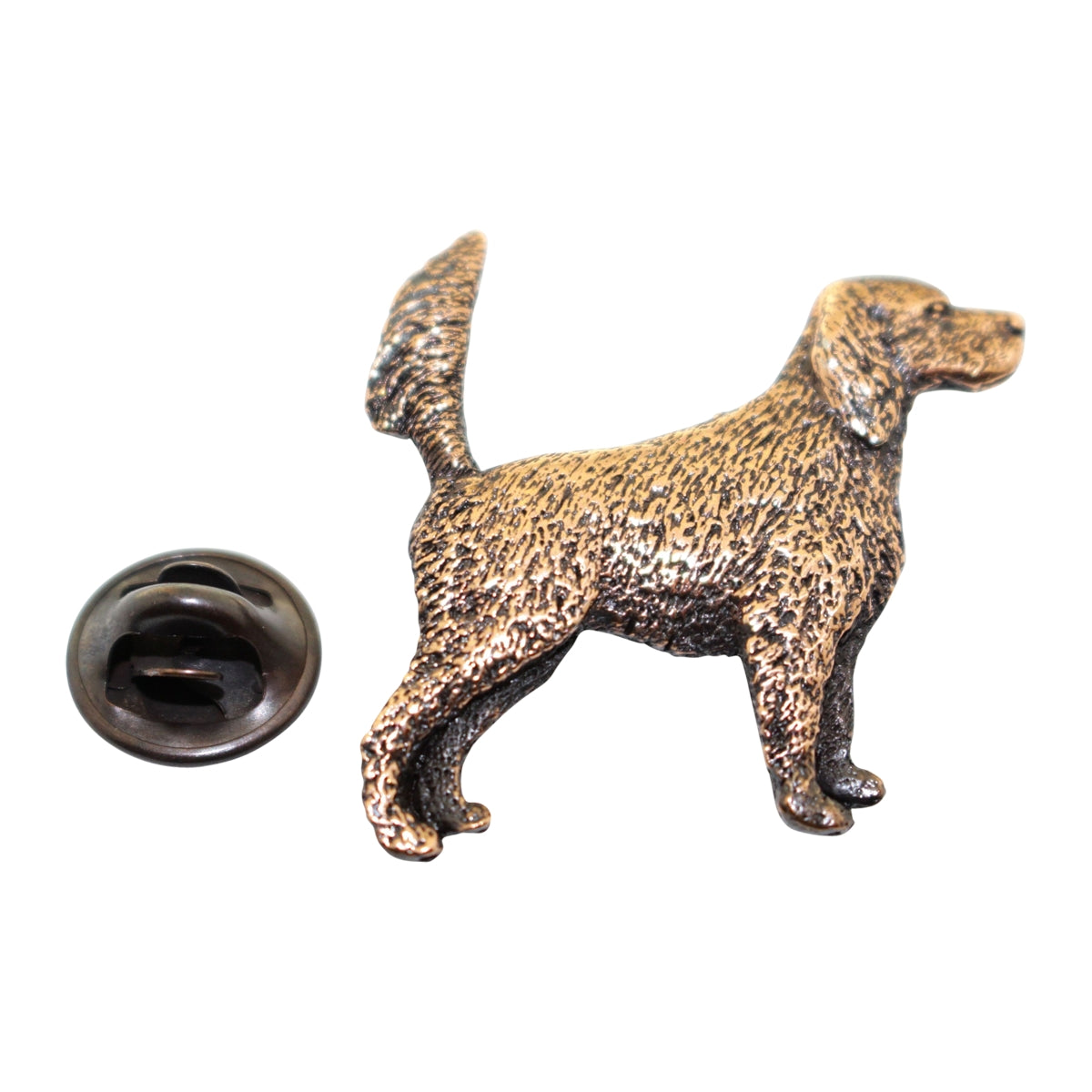 English Setter With Tail Up Dog Pin ~ Antiqued Copper ~ Lapel Pin ~ Sarah's Treats & Treasures